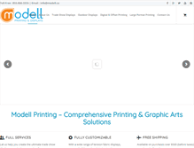 Tablet Screenshot of modell.ca